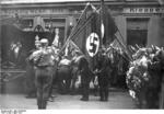 German SA men at the funeral of Horst Wessel, Berlin, Germany, Mar 1930