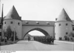 German SS men on the march at Bad Tölz, Germany, circa 1942-1943