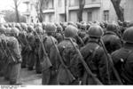 Italian soldiers standing on a parade ground, Mar 1944