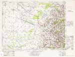 1950 US Army topographic map of Lamiin Süme region of Manchuria in China and of Mongolia
