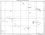 Map of the US Hawaiian Islands and the Outlying Islands