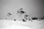 Soviet troops fighting near Staritsa, Russia, 1 Feb 1942
