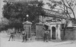 The entrance of the headquarters of 2nd Taiwan Infantry Brigade of the Japanese Taiwan Army, circa 1920