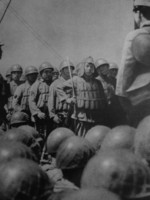 Japanese troops aboard a ship, 1942-1943