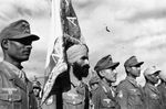 German-sponsored Azad Hind troops in review, circa 1940s