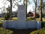 Memorial dedicated to townsmen who were lost during WW2, Rutherford, New Jersey, United States, 24 Mar 2013