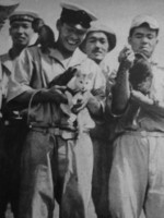 Japanese Navy sailors with pets, 1941-1943