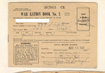 May 1945 US ration booklet cover