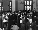 Mess at US Naval Training Center, Hunter College, Bronx, New York, United States, 8 Feb 1943; the location was dedicated to the training of women for the US Navy and Coast Guard