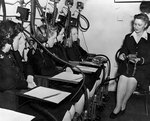 WAVES personnel in the low pressure chamber of  Naval Air Station, Jacksonville, Florida, United States, 14 Oct 1943, photo 1 of 3