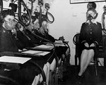 WAVES personnel in the low pressure chamber of  Naval Air Station, Jacksonville, Florida, United States, 14 Oct 1943, photo 3 of 3