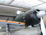 A6M Zero Model 52 fighter on display at the Yushukan Museum, Tokyo, Japan, 7 Sep 2009, photo 3 of 5
