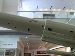 Type 89 15-cm cannon on display at Yushukan Museum, Tokyo, Japan, 7 Sep 2009, photo 3 of 3; note shrapnel damage on the gun barrel