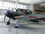 A6M Zero Model 52 fighter on display at the Yushukan Museum, Tokyo, Japan, 7 Sep 2009, photo 1 of 5