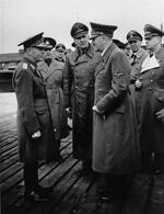 Ion Antonescu, Adolf Hitler, Joachim von Ribbentrop, and others, date unknown