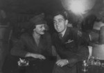 John Basilone and Carolyn Orehovic at the 400 Restaurant and Cocktail Lounge, Washington DC, United States, 30 Dec 1943