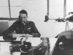 Claire Chennault at his office, China, 1940s