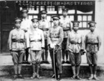 Chiang Kaishek with the graduates of the second class of the Whampoa Military Academy, Guangzhou, Guangdong Province, China, 6 Sep 1925