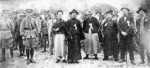 Chiang Kaishek, Hu Hanmin, Cai Yuanpei, Wu Zhihui, Li Shiceng, Deng Zeru, Gan Naiguang and others at the founding of the Nationalist Chinese Nanjing government, China, 18 Apr 1927
