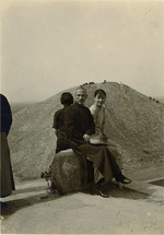 Chiang Kaishek and Song Meiling on vacation in northwestern China, 1936