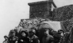 Chiang Kaishek and Chiang Ching-kuo inspecting defensive fortifications at Kinmen island, Fujian Province, Republic of China (Taiwan), 24 Jan 1959