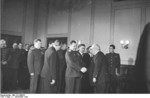 Vasily Chuikov, Hermann Kastner, and Otoo Grotewohl in Berlin, East Germany, 11 Nov 1949