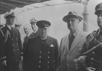 Winston Churchill, Franklin Roosevelt, and Roosevelt