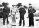 Arthur Coningham, Carl Spaatz, Arthur Tedder, and Laurence Kuter, Apr 1943