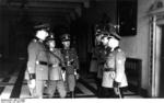 German police chiefs Kurt Daluege, Heinrich Lankenau, and Adolf von Bomhard, Bremen, Germany, 23 Apr 1937