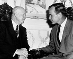 Dwight Eisenhower and George Bush, date unknown