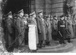Wilhelm Frick, Philipp Bouhler, Friedrich Fromm, Joseph Goebbels, Erich Raeder, and Erhard Milch at Field Marshal Reichenau