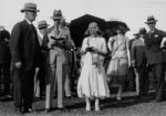 Duke and Duchess of York at Eagle Farm Racecourse, Brisbane, Australia, 7 Apr 1927