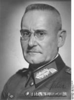 Signed portrait of Franz Halder, 1938