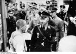 SS-Reichsführer Heinrich Himmler visiting Dachau Concentration Camp, Dachau, Germany, 8 May 1936