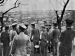 Crown Prince Hirohito visiting Yokohama, Japan after the Great Kanto Earthquake, 15 Sep 1923, photo 3 of 3