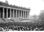 Nazi Party gathering outside the museum at Lustgarten, Berlin, Germany, 1 May 1936, photo 3 of 7
