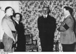 Hjalmar Schacht and Adolf Hitler, 1936