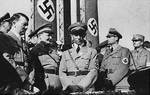 Hitler, Göring, Goebbels, and Heß at a Nazi rally, date unknown