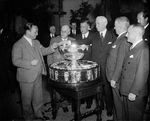 US Secretary of State Hull presiding the Davis Cup drawing, Washington DC, United States, 3 Feb 1938