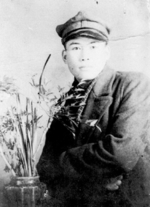 Portrait of Kiyoharu Kawada (born Roh Yong-U), student of Keijo University in Keijo (Gyeongseong, now Seoul), occupied Korea, circa early 1940s