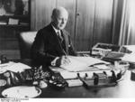 German Chief of the Reich Chancellery Hans Lammers in his office, circa 1937