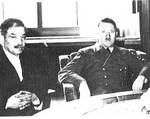 Pierre Laval and Aold Hitler at Berghof, Berchtesgaden, Germany, 29 Apr 1943