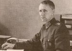 Finnish Army General Harald Öhquist at his desk, circa 1930s