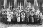 Hindenburg, Papen, and other German leaders at Kassel, Germany, Nov 1918