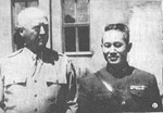 US General George Patton and Chinese General Sun Li-jen in southern Germany, 1945