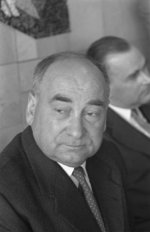 Panteleimon Ponomarenko at Schiphol Airport, Amsterdam, the Netherlands, 15 Oct 1959, photo 1 of 3