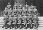 Lewis Puller (front row, third from left) and fellow officers of 2nd Battalion, US 4th Marine Regiment, Shanghai, China, 1941