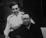 Puyi with a Soviet official, China, circa 1960s