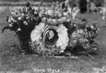 Grave site of Ernie Pyle, National Memorial Cemetery of the Pacific, Honolulu, US Territory of Hawaii, 29 May 1950