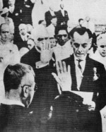 First inauguration of Philippine Commonwealth President Manuel Quezon, Legislative Building, Manila, Philippine Islands, 15 Nov 1935